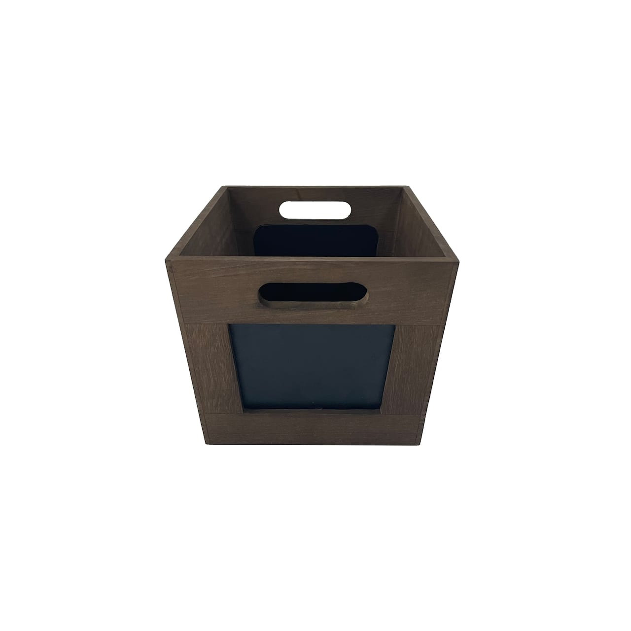 Small Espresso Crate with Chalkboard by Ashland®